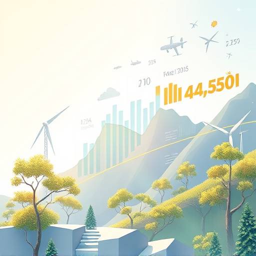 Illustration of data visualizations for ClimateTech Solutions
